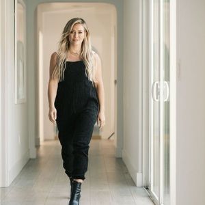 Smash + Tess x Hilary Duff Romperalls in midnight black. XXS-P, EUC